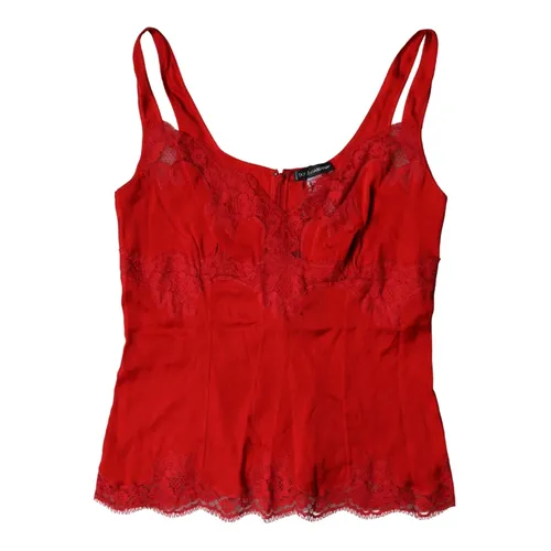 Tops > Sleeveless Tops - - Dolce & Gabbana - Modalova