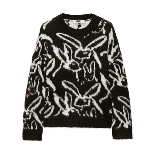 Knitwear > Round-neck Knitwear - - Msgm - Modalova