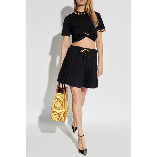 Versace - Tops > T-Shirts - Black - Versace - Modalova