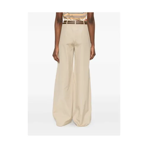 Trousers > Wide Trousers - - Max Mara Studio - Modalova