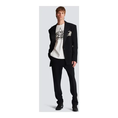 Balmain - Tops > T-Shirts - White - Balmain - Modalova