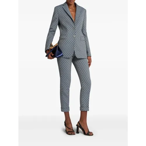 Trousers > Cropped Trousers - - Etro - Modalova