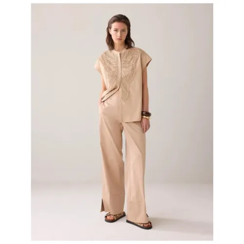 Trousers > Wide Trousers - - Summum Woman - Modalova