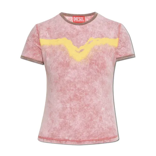 Diesel - Tops > T-Shirts - Pink - Diesel - Modalova