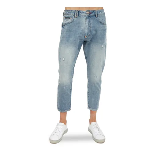 Jeans > Cropped Jeans - - Philipp Plein - Modalova