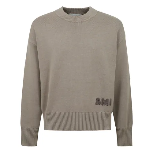 Knitwear > Round-neck Knitwear - - Ami Paris - Modalova
