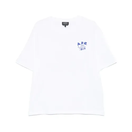 A.p.c. - Tops > T-Shirts - White - A.p.c. - Modalova