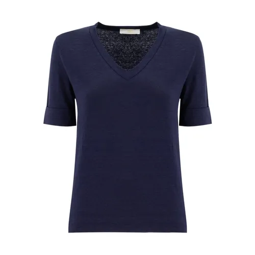 Fedeli - Tops > T-Shirts - Blue - Fedeli - Modalova