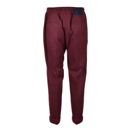 Kiton - Trousers > Chinos - Red - Kiton - Modalova