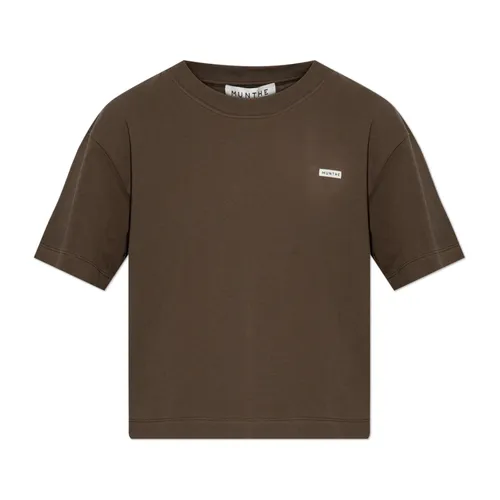 Munthe - Tops > T-Shirts - Brown - Munthe - Modalova
