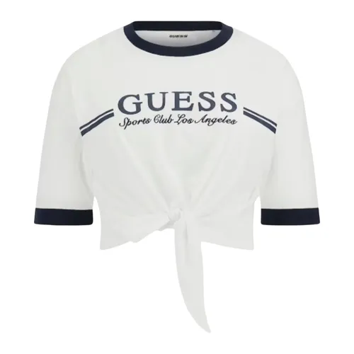 Guess - Tops > T-Shirts - White - Guess - Modalova