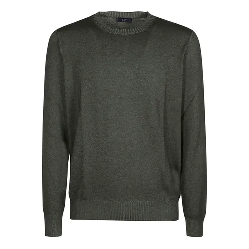 Knitwear > Round-neck Knitwear - - Fay - Modalova
