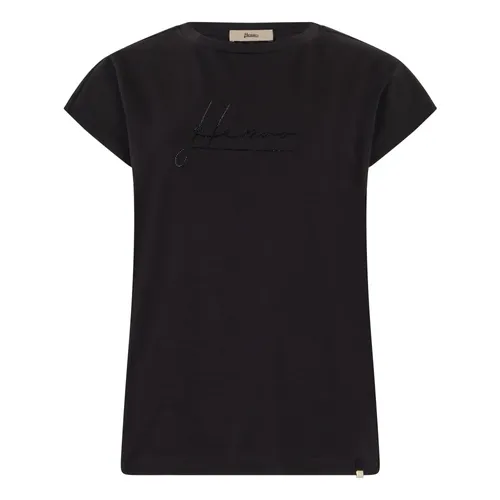 Herno - Tops > T-Shirts - Black - Herno - Modalova