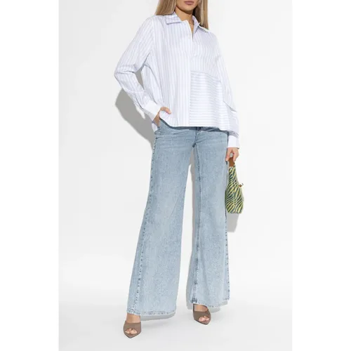 Jeans > Wide Jeans - - Blumarine - Modalova