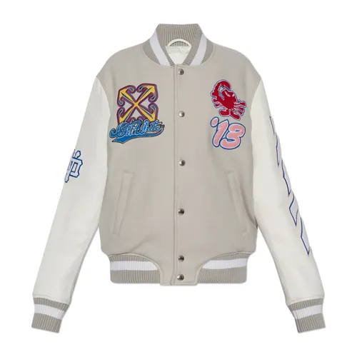 Jackets > Bomber Jackets - - Off White - Modalova