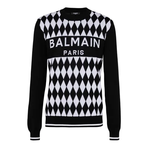 Knitwear > Round-neck Knitwear - - Balmain - Modalova
