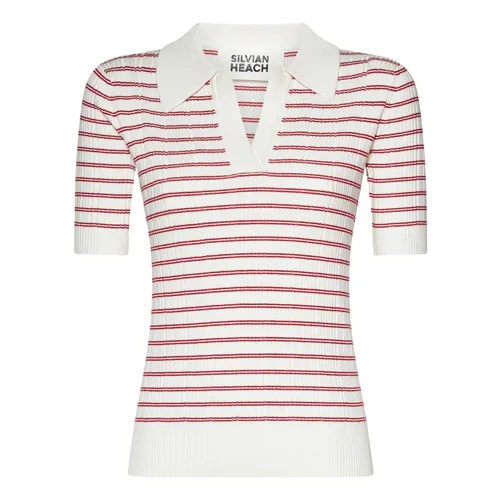 Knitwear > V-neck Knitwear - - Silvian Heach - Modalova