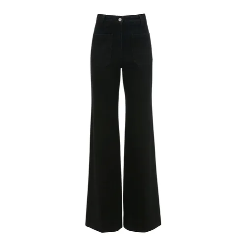 Trousers > Wide Trousers - - Victoria Beckham - Modalova