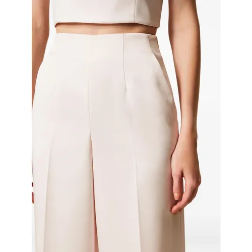 Trousers > Wide Trousers - - Twinset - Modalova