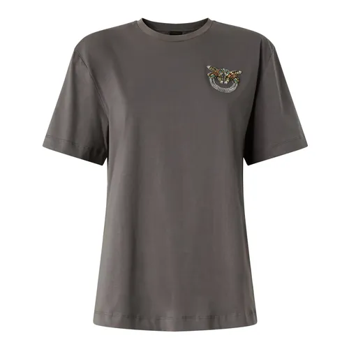 Pinko - Tops > T-Shirts - Gray - Pinko - Modalova