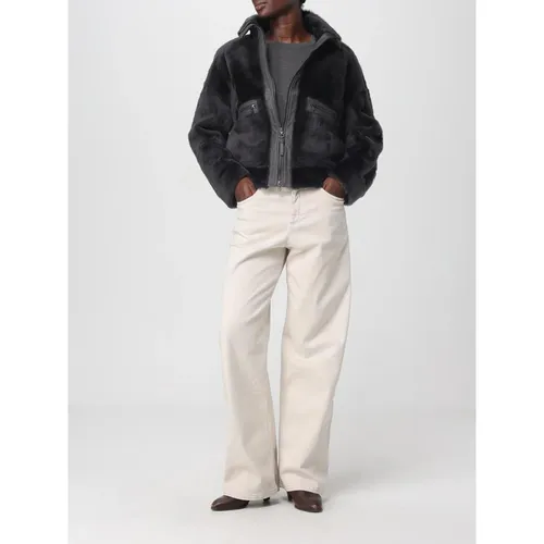 Trousers > Wide Trousers - - Brunello Cucinelli - Modalova