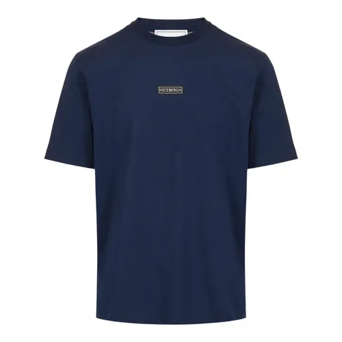 Iceberg - Tops > T-Shirts - Blue - Iceberg - Modalova