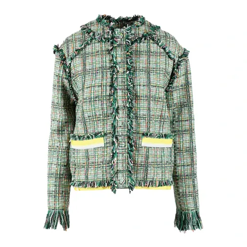 Jackets > Tweed Jackets - - Msgm - Modalova