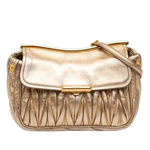 Pre-owned > Pre-owned Bags > Pre-owned Shoulder Bags - - Miu Miu Pre-owned - Modalova