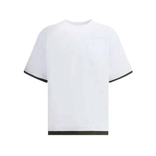 Sacai - Tops > T-Shirts - White - Sacai - Modalova