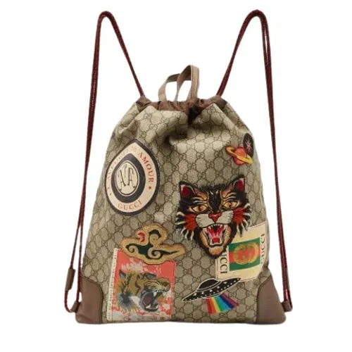 Pre-owned > Pre-owned Bags > Pre-owned Backpacks - - Gucci Vintage - Modalova