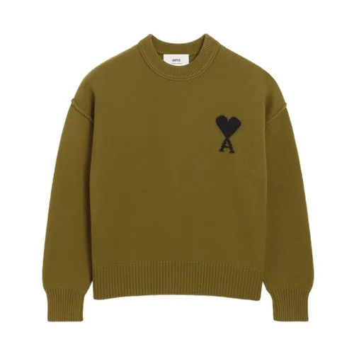 Knitwear > Round-neck Knitwear - - Ami Paris - Modalova