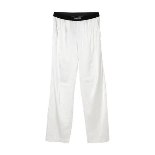 Trousers > Straight Trousers - - Tom Ford - Modalova