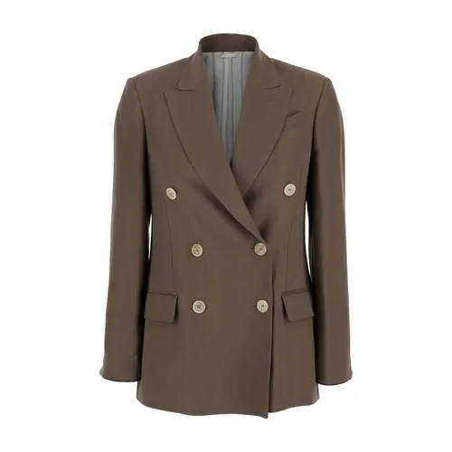 Jackets > Blazers - - Brunello Cucinelli - Modalova