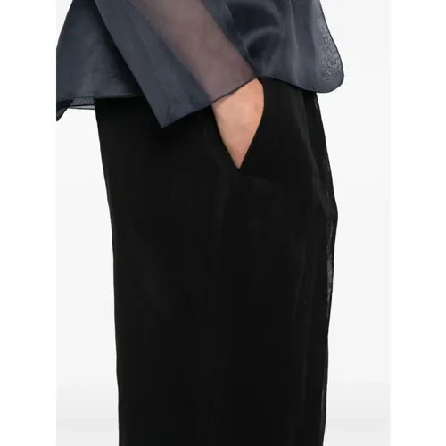 Trousers > Wide Trousers - - Brunello Cucinelli - Modalova