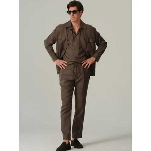 Trousers > Straight Trousers - - Sand - Modalova