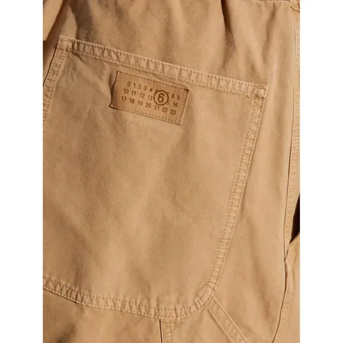 Trousers > Straight Trousers - - MM6 Maison Margiela - Modalova