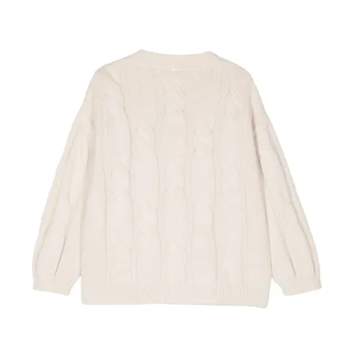 Knitwear > V-neck Knitwear - - Lorena Antoniazzi - Modalova