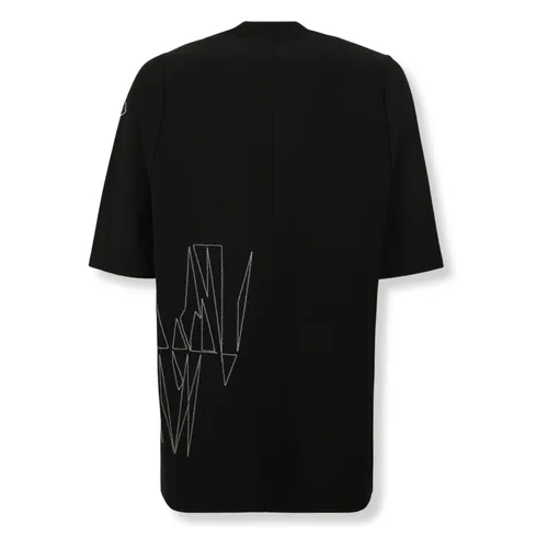 Moncler - Tops > T-Shirts - Black - Moncler - Modalova
