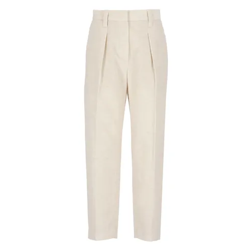 Trousers > Tapered Trousers - - Brunello Cucinelli - Modalova