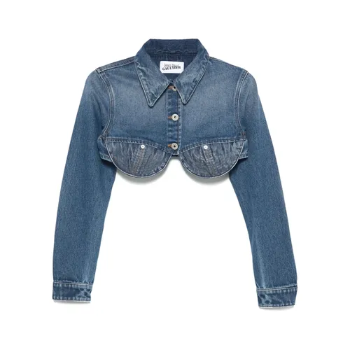 Jackets > Denim Jackets - - Jean Paul Gaultier - Modalova