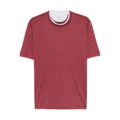 Tops > T-Shirts - - Brunello Cucinelli - Modalova