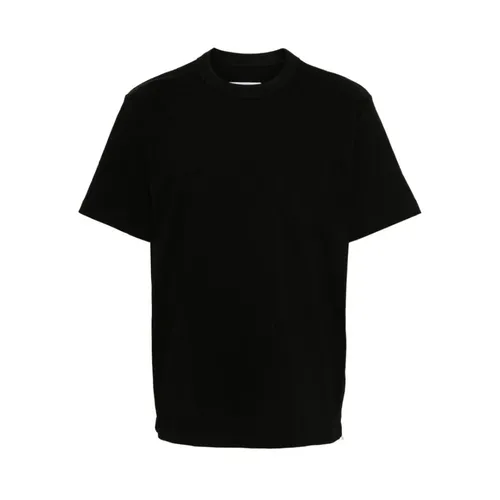 Sacai - Tops > T-Shirts - Black - Sacai - Modalova
