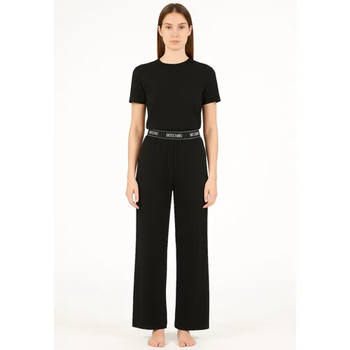 Trousers > Wide Trousers - - Moschino - Modalova