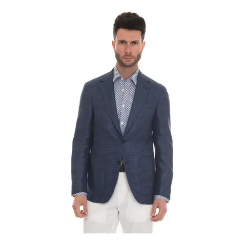 Canali - Jackets > Blazers - Blue - Canali - Modalova