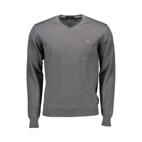 Knitwear > V-neck Knitwear - - Harmont & Blaine - Modalova