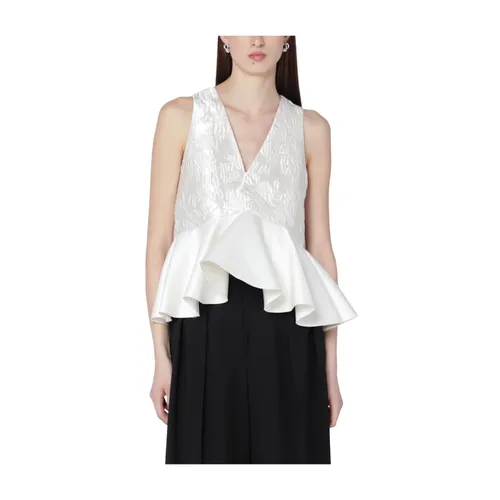 Tops > Sleeveless Tops - - Ganni - Modalova
