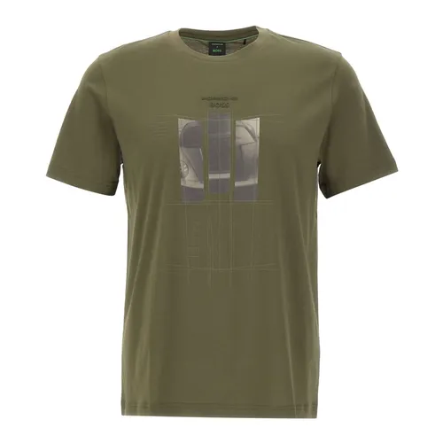 Hugo - Tops > T-Shirts - Green - Hugo - Modalova