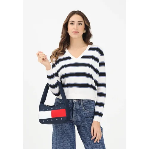 Knitwear > V-neck Knitwear - - Tommy Jeans - Modalova