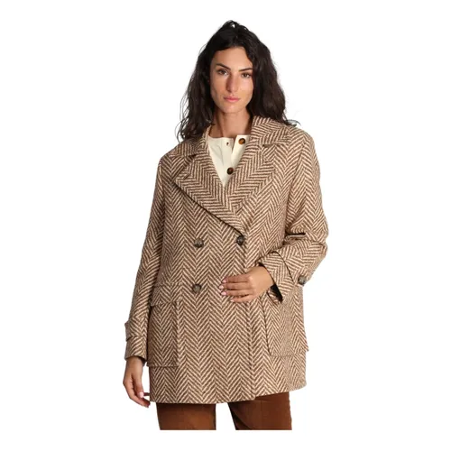 Coats > Double-Breasted Coats - - Pennyblack - Modalova