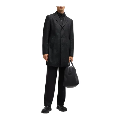 Coats > Single-Breasted Coats - - Boss - Modalova